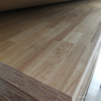 Panneau en bois massif de bois de caoutchouc de haute qualité, épaisseur 30 mm, séché au four, surface non traitée, pour plans de travail et usage intérieur