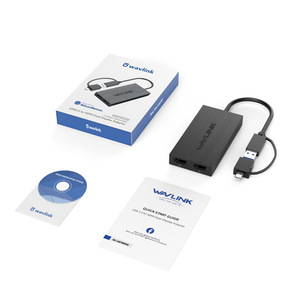 <span class=keywords><strong>Wavlink</strong></span> <span class=keywords><strong>USB</strong></span> 3.0 Type C อะแดปเตอร์คู่สำหรับ HDTV Display Dock UG7602HC ในสต็อก - Product Image 6