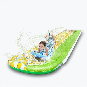 OEM/ODM Upgraded Slip and <b>Slide</b>, Inflatable Water <b>Slides</b> with Body Boards for Kids Backyard Lawn Outdoors Water <b>Slides</b> - Product Image 1