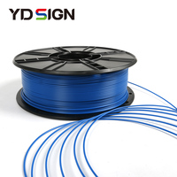 Filament d'imprimante 3D pour signalétique extérieure 1,75 mm 1 kg MMLA PLA ABS, tiges en plastique pour impression de lettres 3D et enseignes LED