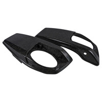 Couverture supérieure de boîte latérale en fibre de carbone forgée mate pour modèles audio Touring CVO Street Glide 2023-2025