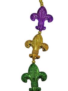 Großhandel Fabrik Direkt vertrieb Jumbo Fleur-de-Lis Karneval Perlenkette Karneval Thema Lieferungen - Product Image 2