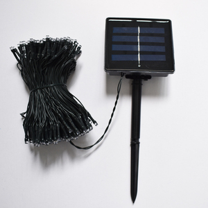 IP44 không thấm nước <span class=keywords><strong>LED</strong></span> năng lượng mặt trời chuỗi <span class=keywords><strong>Lights</strong></span> 8 mô hình chức năng lạnh trắng giáng sinh trang trí cho khu vườn nhỏ - Product Image 5