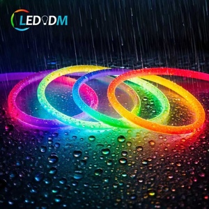 Luz de Neón Flexible RGB Direccionable de 360 Grados, <span class=keywords><strong>RGBIC</strong></span> Digital Mágico Ws2811 Ws2812B SM16703, Cuerda de Luz Flexible para Fiestas, Discotecas y Pubs - Product Image 4