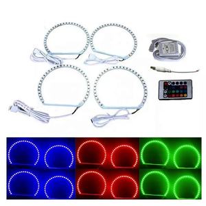 RGB <span class=keywords><strong>E36</strong></span> E46 E31 E39 131MM 146MM Halo Rings DRL fendinebbia Angel Eyes faro uso per <span class=keywords><strong>bmw</strong></span> e46 E90 angel eyes - Product Image 3