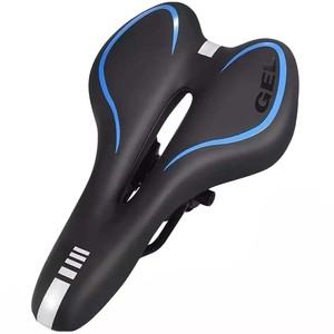 Selle de vélo professionnelle YOUME en cuir PU, coussin de siège de cyclisme en gel de silicone, antichoc - Product Image 3