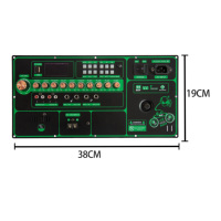 Vente en gros usine Carte mère d'amplificateur audio 200W DC12V AC220V pour karaoké sans fil avec USB, TF, FM, Enregistrement, Égaliseur, Delay, Écho