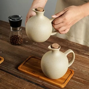 方形咖啡茶糖陶瓷茶罐<span class=keywords><strong>3</strong></span> pcs/套装陶瓷罐，带天然竹盖和支架 - Product Image 6