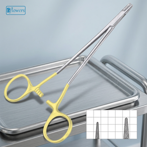 6flowers Porte-aiguilles chirurgical en acier inoxydable, forceps pour hémostase, instrument manuel, Classe I, certifié CE - Product Image 3