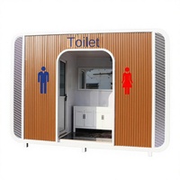 Toilettes portables de luxe Jiaxin Scenic en plastique, salle de douche intégrée pour ville, protection de l'environnement, mobiles, extérieur, garantie 1 an