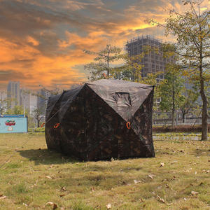 Oxford kumaş kamuflaj ördek zemin geyik düzeni sandalye ile tek yönlü alan köpek kör dişli avcılık için şişme çadır - Product Image 1