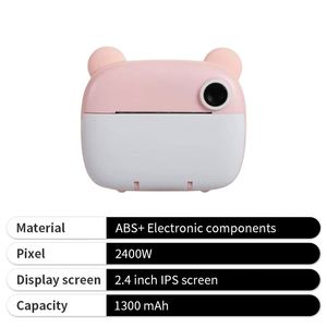 Custom Kids Camera Printing Function Instant Video Photo Kids Pink Camera With Logo - Product Image 2