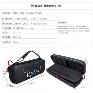 Custom Print Waterproof <b>Hard</b> <b>Shell</b> Eva Medical Kit Travel Protective Soft Stethoscope Storage <b>case</b> - Product Image 2