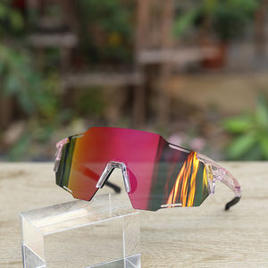 フォトクロミックメガネリムレスフレームビッグサイズスポーツサイクリングバイキングアイウェアサングラス - Product Image 2