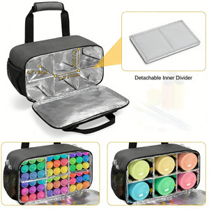 Bolsa <span class=keywords><strong>de</strong></span> Herramientas Mydays <span class=keywords><strong>para</strong></span> Pinceles <span class=keywords><strong>de</strong></span> Pintura al Óleo, Gran Capacidad, Resistente al Desgaste, <span class=keywords><strong>para</strong></span> Dibujo al Aire Libre, Viajes <span class=keywords><strong>de</strong></span> Artistas y Almacenamiento <span class=keywords><strong>de</strong></span> Materiales <span class=keywords><strong>de</strong></span> Arte - Product Image 4