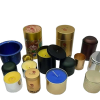 Mini bougie personnalisée, boîte cadeau, bidon aérosol, estampage de précision, bidon de voyage vide en métal, services d'usinage CNC