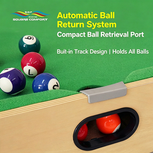 <span class=keywords><strong>Table</strong></span> de billard mini convertible <span class=keywords><strong>multi</strong></span>-<span class=keywords><strong>jeux</strong></span> S.Q.F en MDF, personnalisable, écologique, avec plateau interchangeable, design pliable et peu encombrant pour - Product Image 5