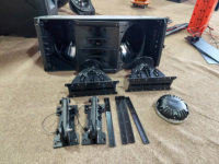 HDL30A Enceinte Line Array active 2 voies double 10 pouces, boîtier carré vide en plastique pour équipement audio