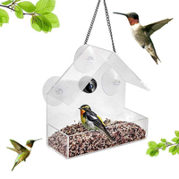 Mangeoire à oiseaux intelligente en plastique transparente, écologique, à charge manuelle, avec caméra WIFI 720P, pour l'extérieur, modèle OEM Quadrate.