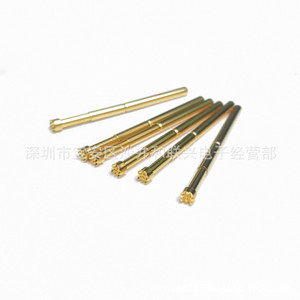 Sonde de test plaquée or PA125 H à tête à neuf dents, broche à ressort crantée de 2,0 mm pour pièces d'instruments - Product Image 4