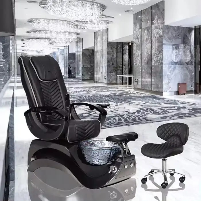 Nuovo arrivo sedia per la cura del piede di lusso salone di bellezza mobili completo corpo massaggio Pedicure sedia per Nail Shop