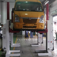 Lève-voiture électrique à colonne Trihero Select pour véhicules lourds, bus et camions – Équipement de levage hydraulique robuste