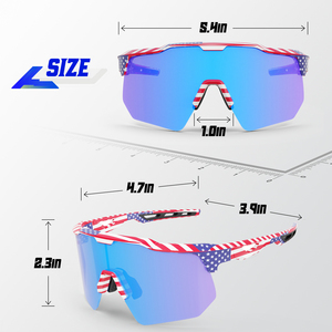 Gafas de Sol Deportivas Unisex Personalizadas, Irrompibles, para Ciclismo y Softbol, <span class=keywords><strong>Lentes</strong></span> TAC de Alta Calidad, Polarizadas, UV400, para Bicicleta de Montaña, Running - Product Image 4