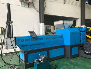 Film plastico Horserider che ricicla la macchina per pelletizzazione a umido per animali domestici granulatore per estrusione a doppio rullo - Product Image 4