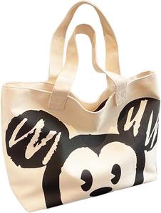 <span class=keywords><strong>Sac</strong></span> fourre-tout de grande capacité pour femmes, <span class=keywords><strong>sac</strong></span> fourre-tout en toile de dessin animé inspiré de la forêt, <span class=keywords><strong>sac</strong></span> à bandoulière polyvalent - Product Image 3