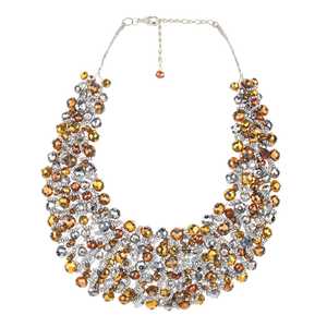 Último collar étnico hecho a mano con cuentas doradas para mujer, gargantilla de cuentas de semillas a la moda, regalo de boda - Product Image 4