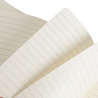 Cahier promotionnel à bas quantité minimale de commande en gros A5 affaires revues en cuir esthétique cahiers à couverture rigide pour les étudiants