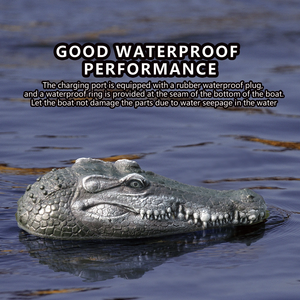 Flytec V005 Crocodile Head 2.4G RC Boat Electric <b>Remote</b> <b>Control</b> Waterproof Rechargeable 30m Prank Toy Batteries for Kids Pool - Product Image 5