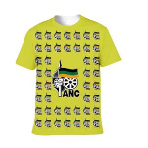 Gahumi Best-seller 2024 Afrique du Sud ANC T-shirt pour l'élection présidentielle Style d'impression personnalisé en polyester/coton - Product Image 4