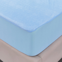 Couvre-matelas imperméable, housse de literie, unie, Anti-allergie, Anti-acariens