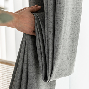 <span class=keywords><strong>Tende</strong></span> oscuranti in lino 100% moderno tenda di velluto morbido per il soggiorno o la <span class=keywords><strong>camera</strong></span> <span class=keywords><strong>da</strong></span> letto - Product Image 5