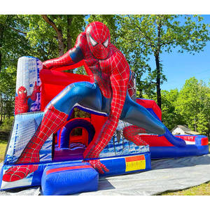 Diskon besar Luncur tiup untuk anak-anak istana pantul Spiderman untuk rumah Kastil lompat untuk dijual Kastil pantul untuk anak-anak - Product Image 1