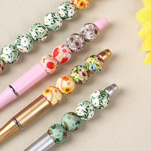 Cross-Biên Giới 15Mm Hoa Cổ Điển In Silicone Hạt Cho Tự Làm Đồ Trang Sức Vòng Đeo Tay Mềm Bpa-Miễn Phí Nước Nóng Chuyển Lỏng Hạt - Product Image 4