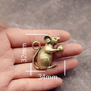 รูปปั้นหนูนำ<span class=keywords><strong>โชค</strong></span>ขนาดเล็กรูปปั้นหนูนำ<span class=keywords><strong>โชค</strong></span>รูปปั้นหนูทองเหลืองนำโชครูปปั้นหนูขนาดเล็ก - Product Image 6