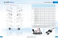 HYSF SUBSEA Standard 5-Pin 10A 550V Kit de connecteurs d'alimentation étanches sous-marins IL5M Prise mâle en ligne BH5F Prise femelle traversante