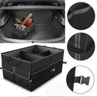 Boîte de rangement pour coffre de voiture, ajustement standard, en stock, grande capacité, pliable, organisateur arrière pour véhicule, personnalisable