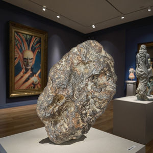 Desheng Meteorite grezza ornamenti in pietra grezza speciale grande Meteorite minerale di pietra grezza - Product Image 3