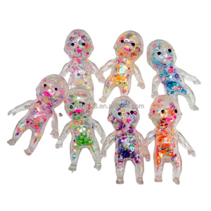 Muñeca de Lentejuelas TPR con Cuentas de Espuma, Juguete Antiestrés, Juguete de Compresión de Rebote Lento, Juguete Antiansiedad y Desestresante - Product Image 2