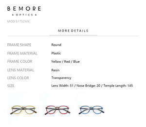 Marco de contraste de dos colores a la moda, <span class=keywords><strong>gafas</strong></span> de aumento de lectura de libros flexibles de contraste de dos colores 2022 para <span class=keywords><strong>gafas</strong></span> presbiópicas de Pc - Product Image 4