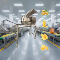 KAYA Gecertificeerde Aardappelchips Snij- en Schaafmachine Fruit Banaan Snijder 500-2000kg/u Capaciteit 5850W Motor Industrieel Voedsel