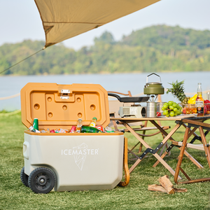 Icemaster - Nevera Portátil Personalizada de 45L, 38L, 54L, 39L, 30QT, 60QT, Caja Refrigeradora Rígida para Exteriores con Ruedas - Product Image 6