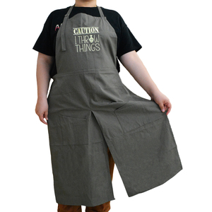 Grembiule con Gamba Divisa Antimacchia con Cinghie Regolabili, Grembiule da Cucina Commerciale con Gamba Divisa per Uso in Ristoranti e Catering - Product Image 1