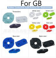 Coussinets en caoutchouc conducteurs colorés de remplacement pour Gameboy Classic pour GB Fat DMG GBO direction AB sélectionnez les boutons de démarrage