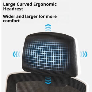 <span class=keywords><strong>Silla</strong></span> <span class=keywords><strong>de</strong></span> Oficina Ergonómica <span class=keywords><strong>de</strong></span> Malla con Altura Ajustable, Soporte Lumbar, Marco <span class=keywords><strong>de</strong></span> Acero Inoxidable, Diseño Moderno para Uso en el Hogar/Oficina - Product Image 3