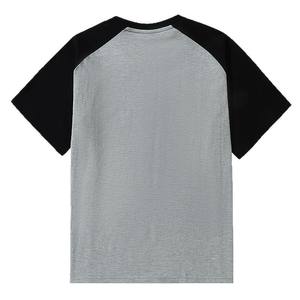 Camiseta Vintage Color Block Raglan, 230G, 100% Algodón, Cuello Redondo, Casual, Holgada, Personalizable, Manga Corta, para Hombre, Verano - Product Image 3