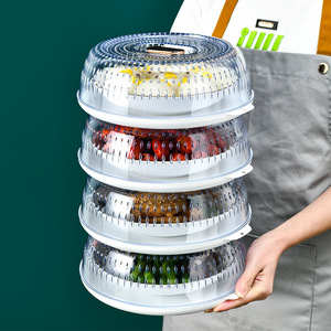 Couvre-aliments rond à clipser, anti-insectes, isolant thermique, pour utilisation sur table de fête - Product Image 5